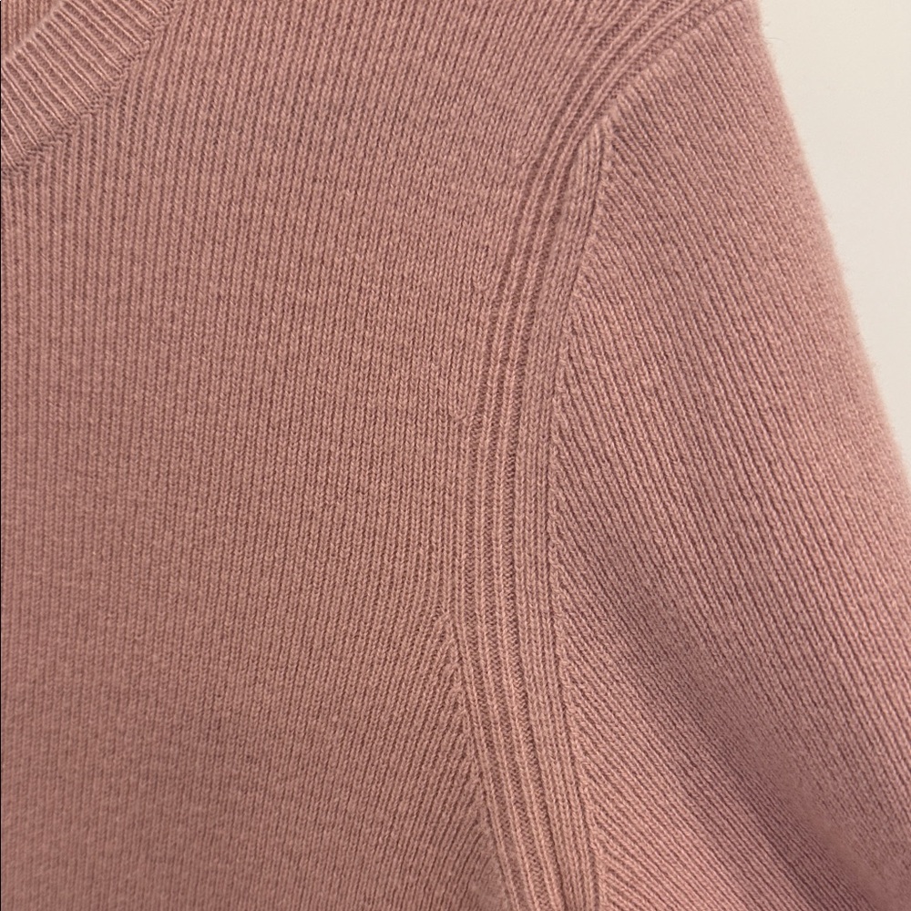 COS Dusty Pink Cashmere Crewneck Sweater - Picture 9 of 10
